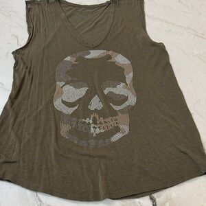 Zadig &Voltaire skull sleeveless top